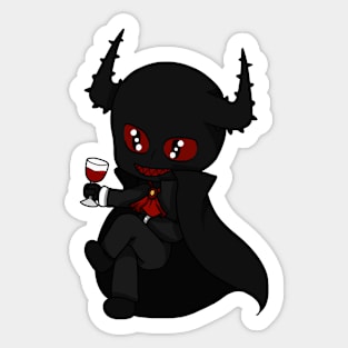 halloween vampire zalgo Sticker